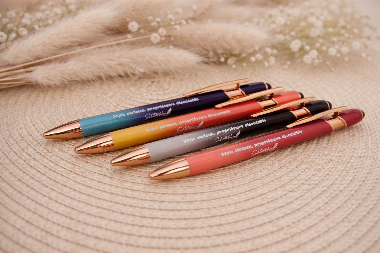 Stylo sérieux, propriétaire discutable.